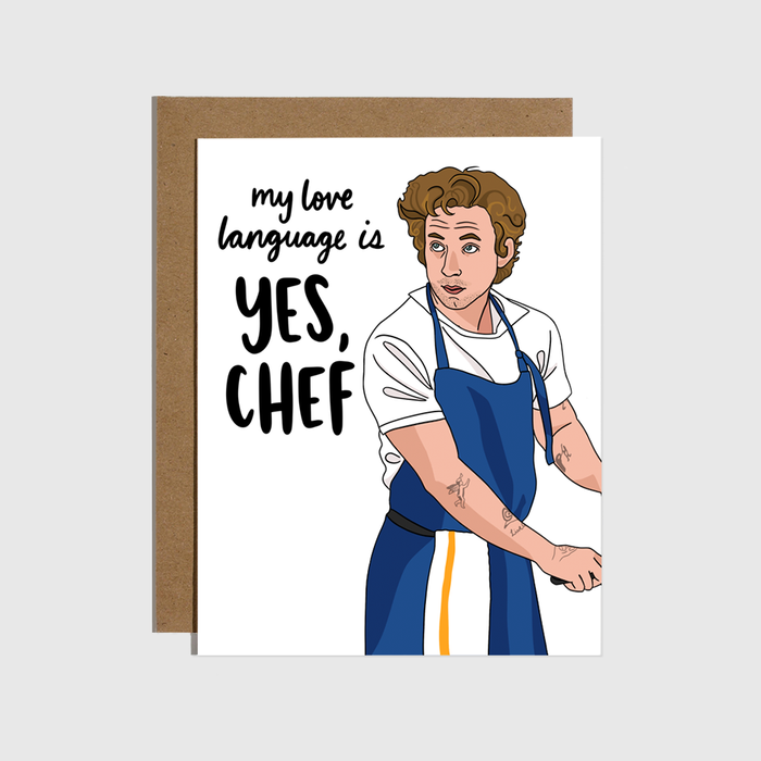 Yes Chef Love Language Card