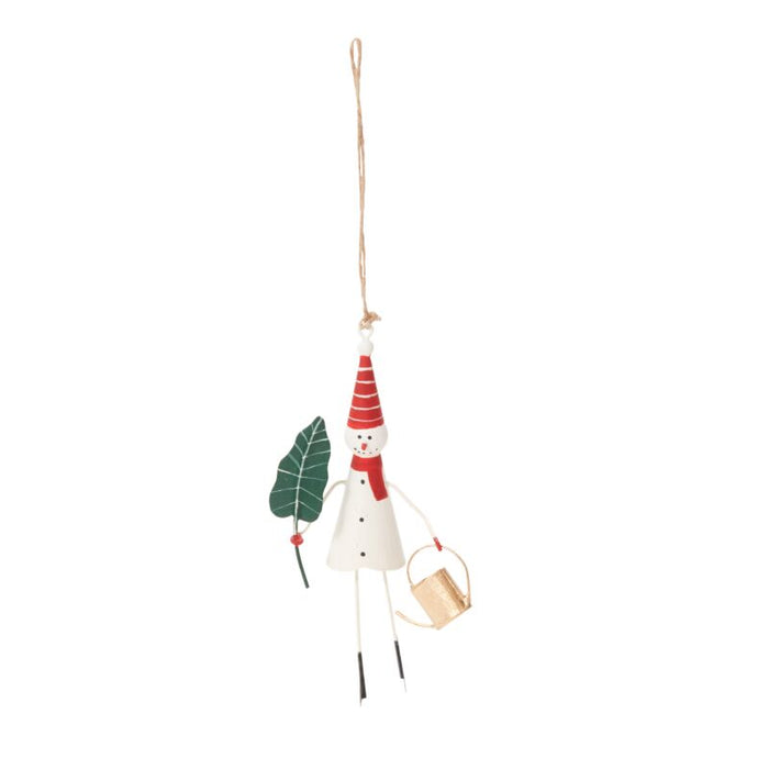 Plantie Snowman Ornament