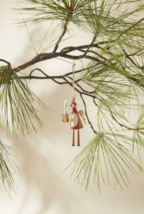 Plantie Deer Ornament