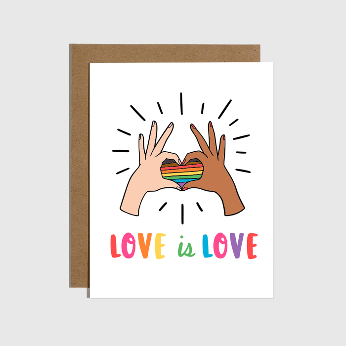 Love is Love Pride Card