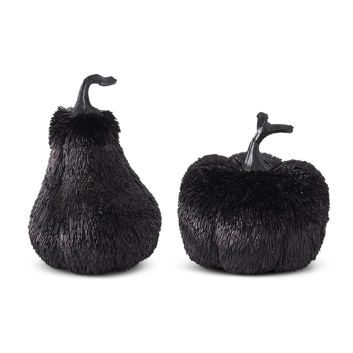 Black Textured Pumpkins