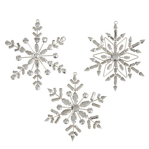 Crystal Jeweled Snowflake Ornaments — Beth's - A Christmas and Holiday Shop