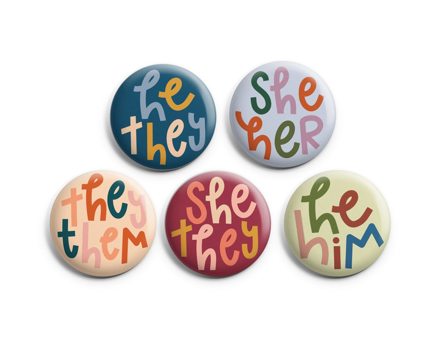 Pronoun Buttons