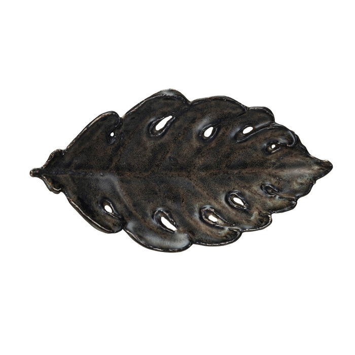 Stoneware Leaf Dish