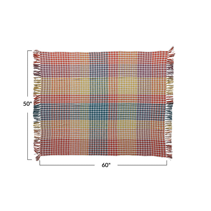 Woven Flannel Throw