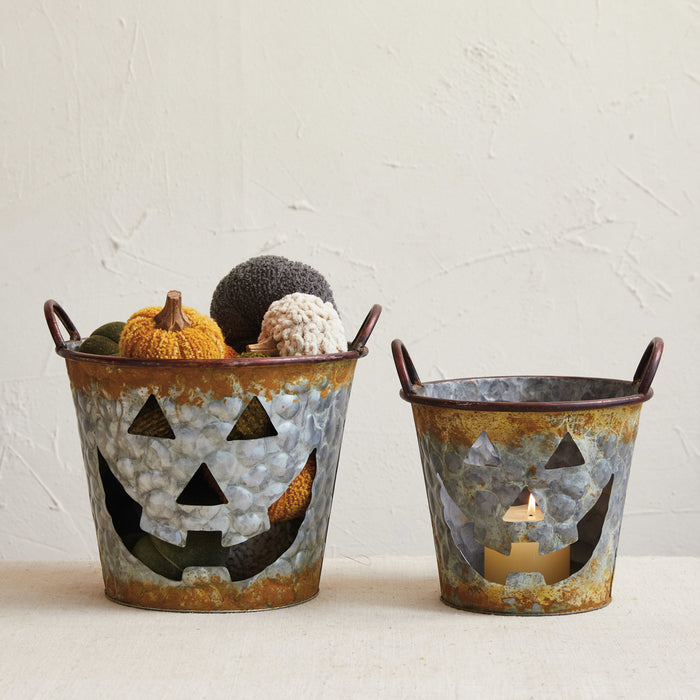 Jack-O-Lantern Buckets