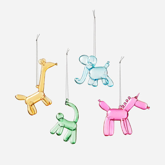 Balloon Animal Ornaments