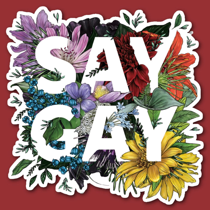 Flowery Pride Stickers