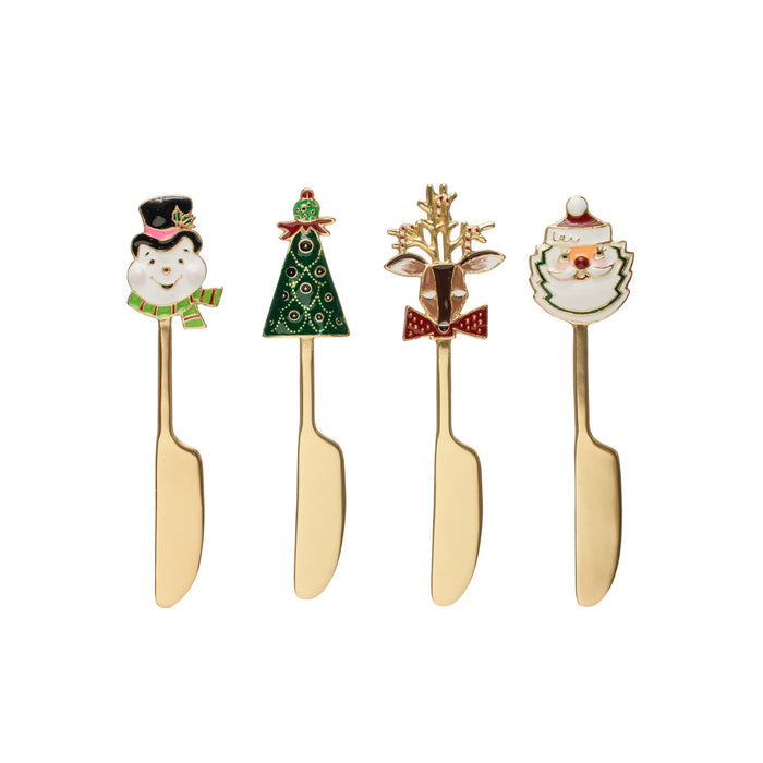 Christmas Canape Knives