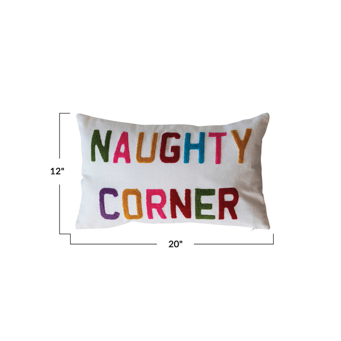 Naughty Corner Pillow