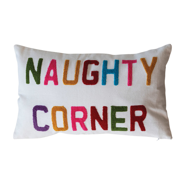 Naughty Corner Pillow