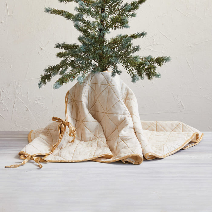 Woven Linen Tree Skirt