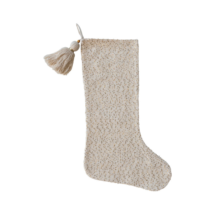 Woven Sequin Stocking