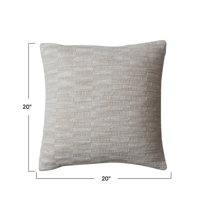 Interwoven Gold Thread Pillow