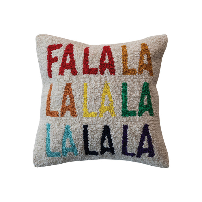 Fa La La La Pillow