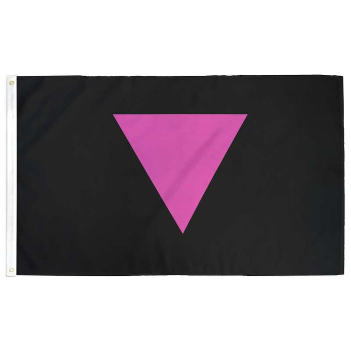 Pink Triangle Pride Flag