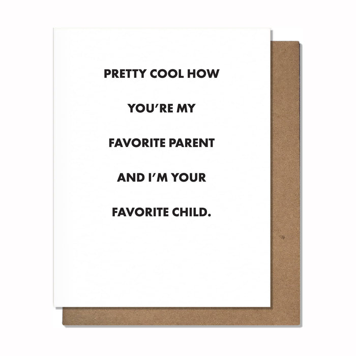 Favorite Parent Card