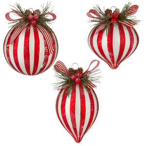 Peppermint Stripes Ornament — Beth's - A Christmas And Holiday Shop