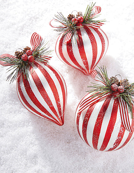 Peppermint Stripes Ornament — Beth's - A Christmas and Holiday Shop