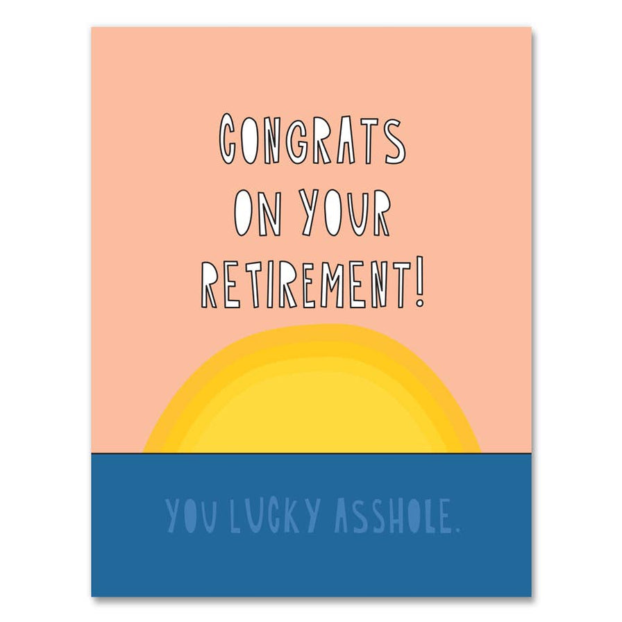 Lucky Retirement Card — Beth's - A Christmas and Holiday Shop