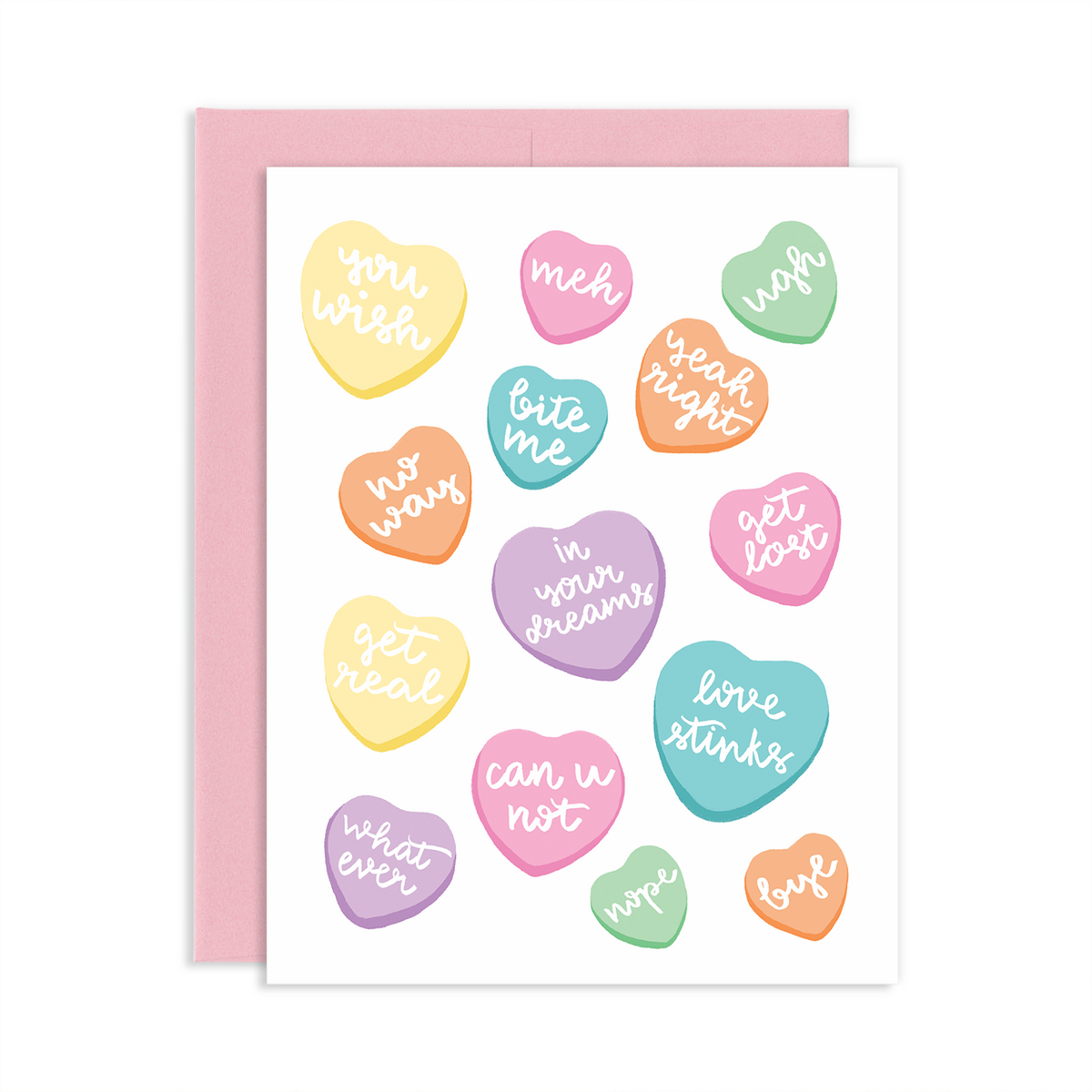 Anti-Valentines Hearts Card — Beth's - A Christmas and Holiday Shop