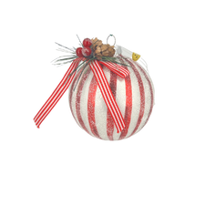 Peppermint Stripes Ornament — Beth's - A Christmas And Holiday Shop