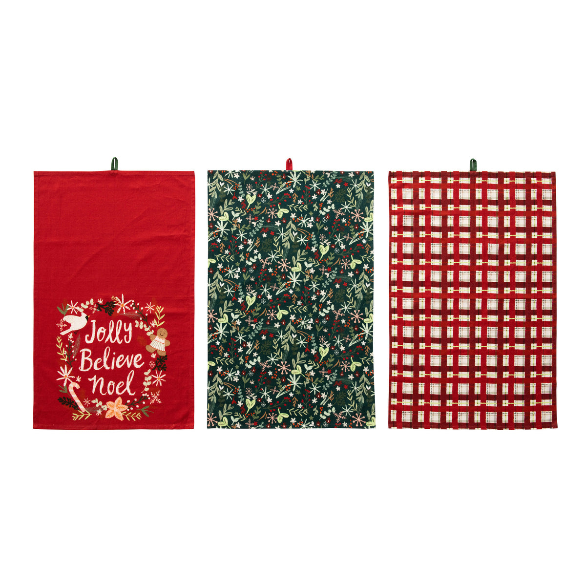 Floral Cotton Tea Towels — Beth's - A Christmas and Holiday Shop